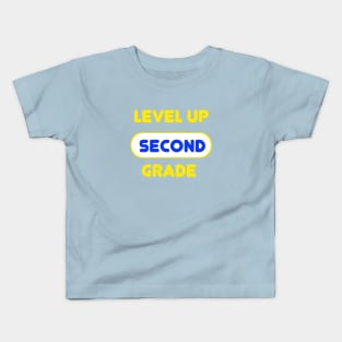 Level Up, Second Grade Kids T-Shirt